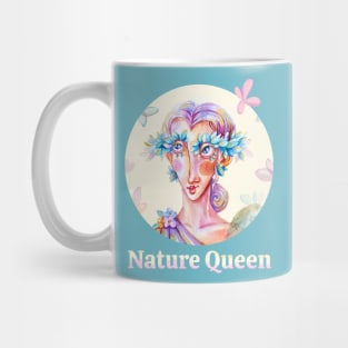 Nature Queen Watercolor Mug